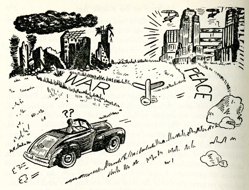 Sendak illustration of atomic power outcomes