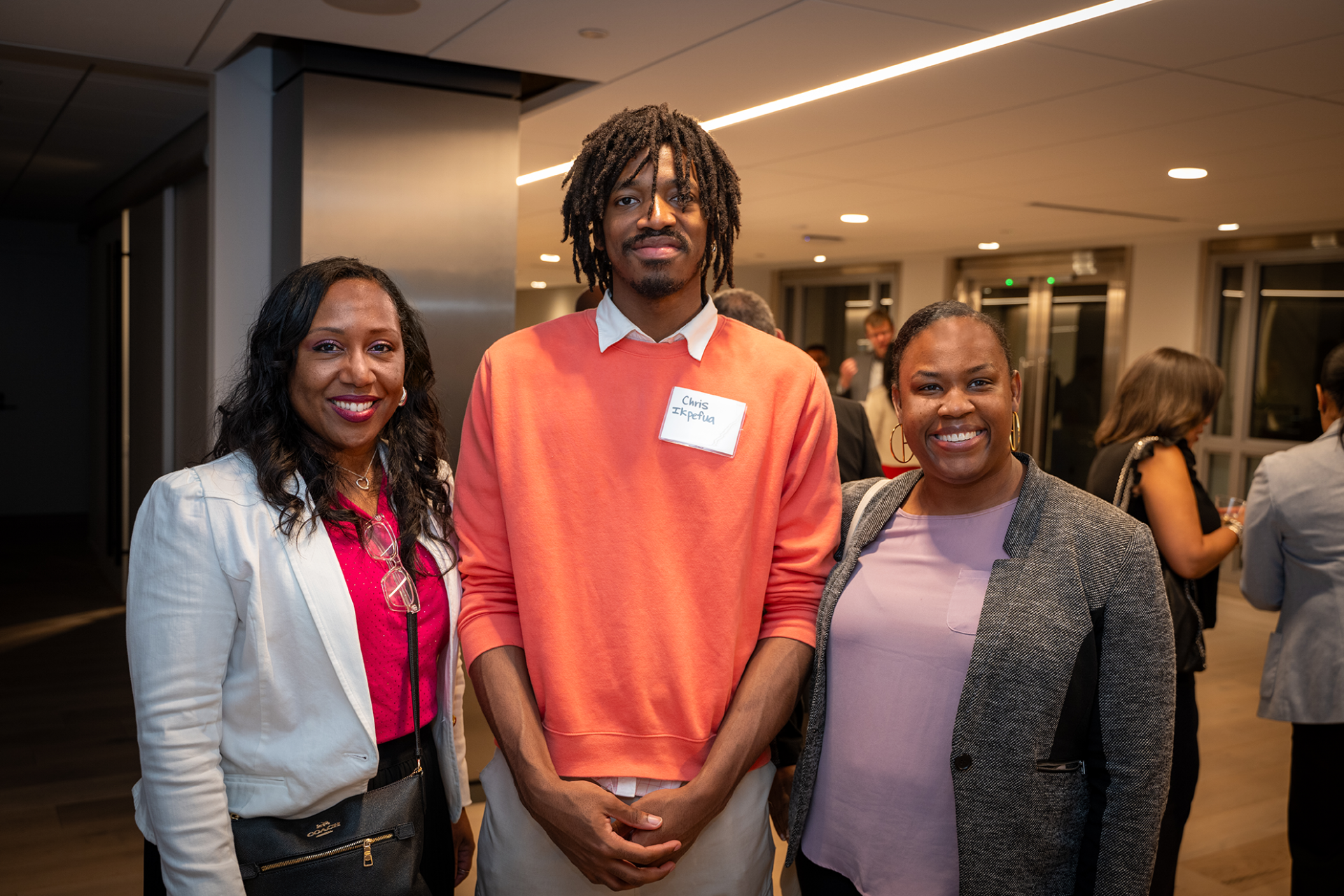 TEAM-UP Together Arlene Modeste-Knowles, scholar and Jovonni Spinner