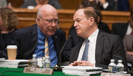 Senate Appropriations Committee Chair Patrick Leahy (D-VT) and Vice Chair Richard Shelby (R-AL)