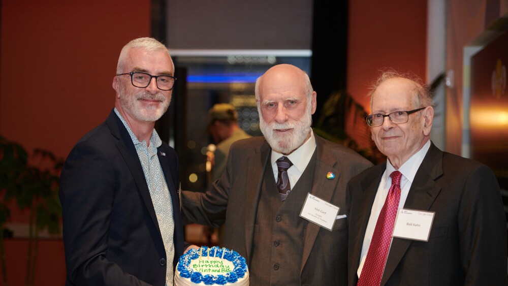 Michael Moloney and Vint Cerf