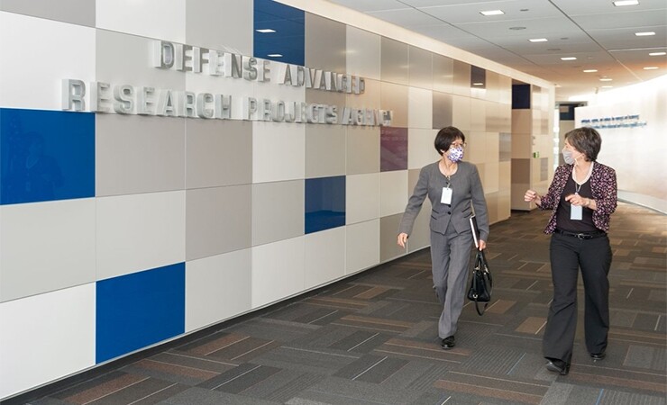 Darpa Director Stefanie Tompkins and Heidi Shyu