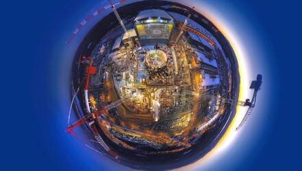 The ITER site in southern France is buzzing with construction activity, as this recent fisheye view shows. Researchers announced in December that construction of the experimental fusion reactor is halfway complete.  (Image credit – ITER)