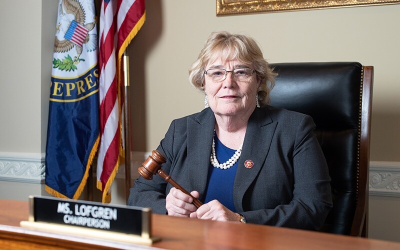 Rep. Zoe Lofgren (D-CA) chaired the House Administration Committee from 2019 to 2022. 