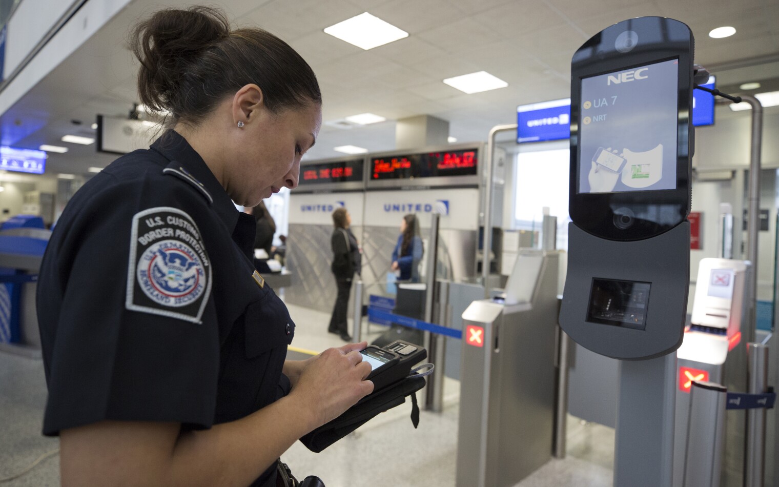 IAH Houston Airport Biometrics and CBP Operations