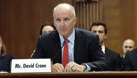 David Crane speaking at his nomination hearing