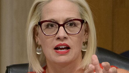 Kyrsten Sinema at a Senate Aviation and Space Subcommittee Hearing