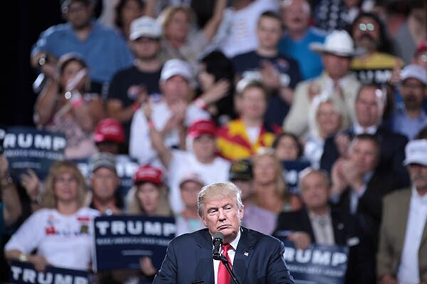 President-elect Donald Trump at a June rally