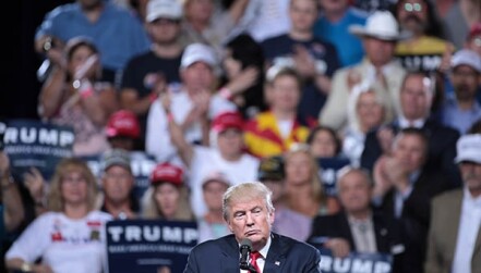 President-elect Donald Trump at a June rally