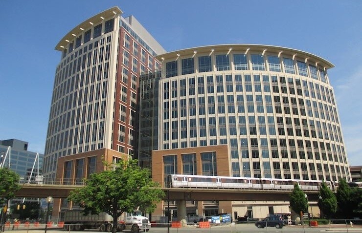 The headquarters of the National Science Foundation.  (Image credit – NSF)