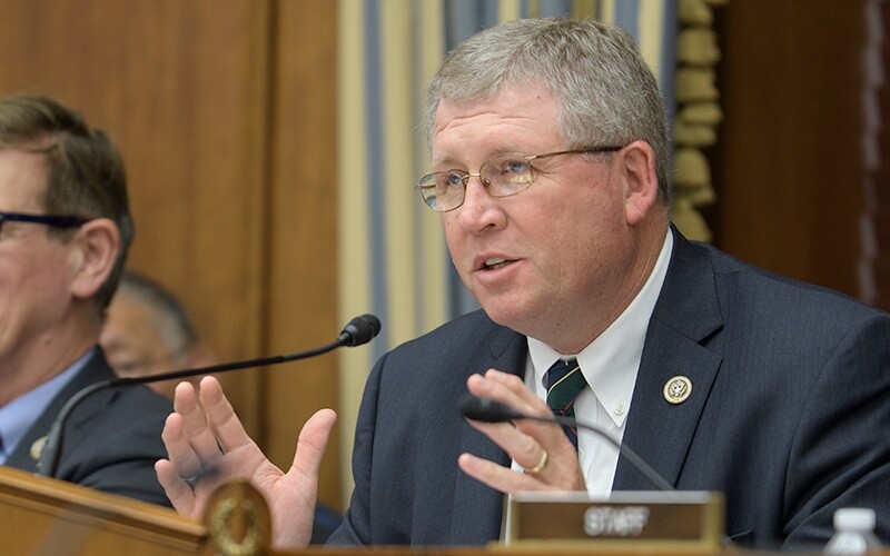 Rep. Frank Lucas (R-OK) leading a House Science Committee hearing in 2018.