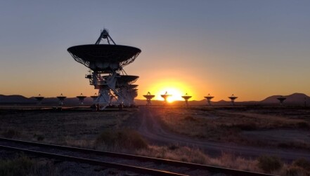 VLA at sunrise