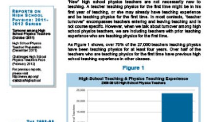 Turnover among High School Physics Teachers