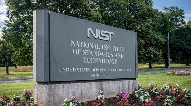 NIST Gaithersburg campus entrance sign