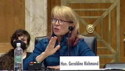 Geri Richmond testifies