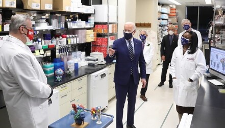 Biden visits NIH