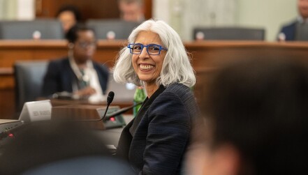 Arati Prabhakar at her nomination hearing on July 20.