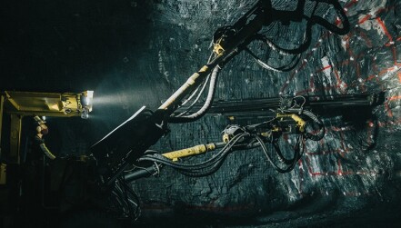 Excavation at the Sanford Underground Research Laboratory, where detectors for the flagship Deep Underground Neutrino Experiment will be installed.