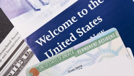 Green Card composite image