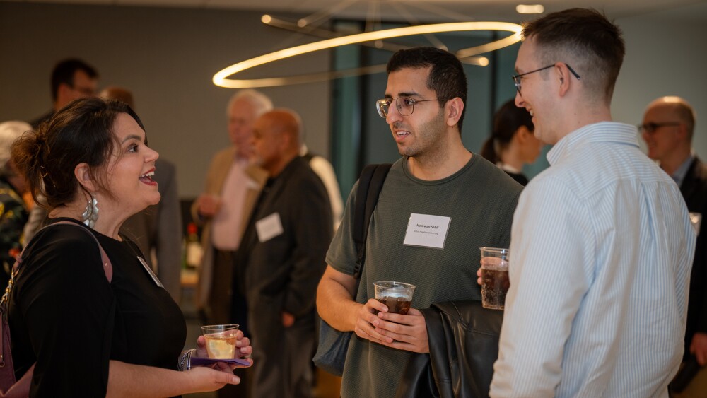 AIPF Guests chatting