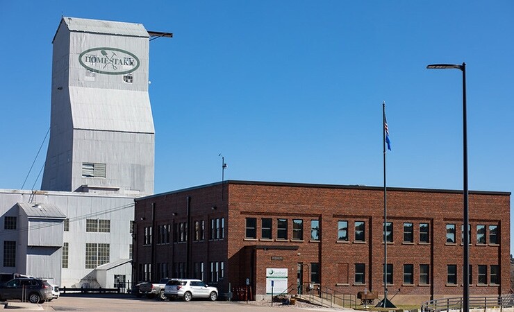 Pre-excavation work has begun at the Sanford Underground Research Facility in South Dakota, the site of a former gold mine, to accommodate the installation of the DUNE detector one mile underground.  (Image credit – Andy Freeberg / SLAC National Accelerator Laboratory)