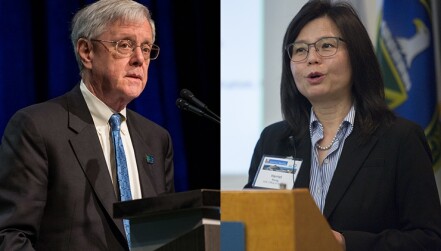 Office of Science Principal Deputy Director Steve Binkley and Deputy Director for Science Programs Harriet Kung 