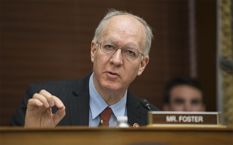 Rep. Bill Foster (D-IL) speaking at a House Science Committee hearing in 2019.