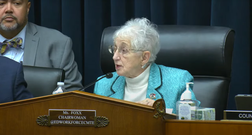 House Education and Workforce Committee Chair Virginia Foxx (R-NC)
Nov 8 2023.png