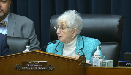 House Education and Workforce Committee Chair Virginia Foxx (R-NC)
Nov 8 2023.png