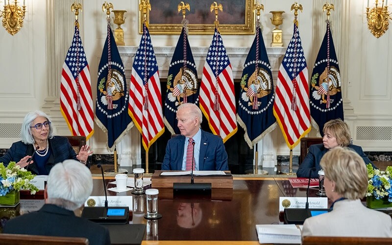 President Biden with Arati Prabhakar