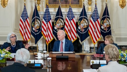 President Biden with Arati Prabhakar