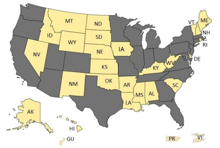 EPSCOR map