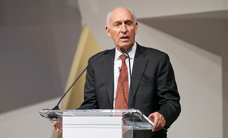 Bob Conn, then president and CEO of the Kavli Foundation, speaking at a 2020 National Academies symposium marking the 75th anniversary of the touchstone science policy report, Science: The Endless Frontier. 