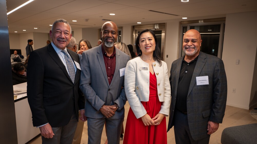 AIPF reception Dennis Brownlee, Jamil Fletcher,  Anna Lee, George Redmond